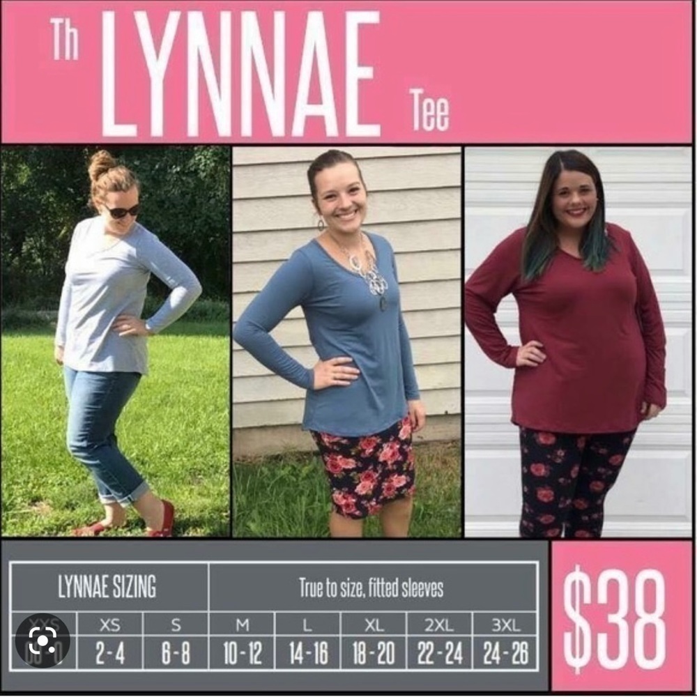 Lularoe 3x sport light grey long sleeve Lynnae top. NWT. - Picture 3 of 5